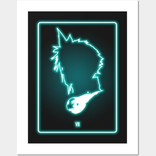 Neon Meteor Posters and Art